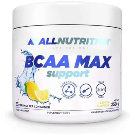 Allnutrition BCAA Max Support, Lemon - 250g