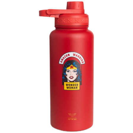 SmartShake Bohtal Insulated Sports Bottle - DC Comics, Wonder Woman Amazon Warrior - 960 ml.