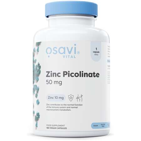 Osavi Zinc Picolinate, 50mg - 180 vegan caps