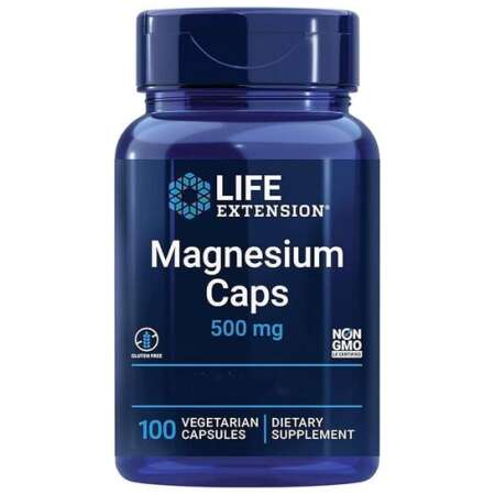 Life Extension Magnesium Caps, 500mg - 100 vcaps (EAN 737870010418)
