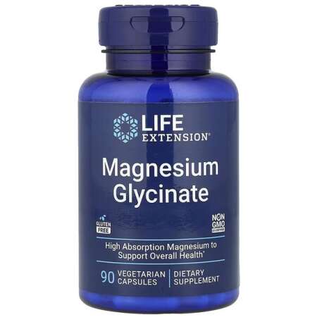 Life Extension Magnesium Glycinate, 105mg - 90 vcaps