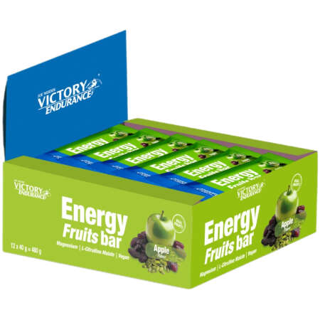 Weider Joe Weider Victory Endurance Energy Fruits Bar, Apple - 12 x 40g