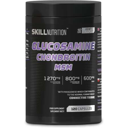 Skill Nutrition Glucosamine Chondroitin MSM - 120 caps