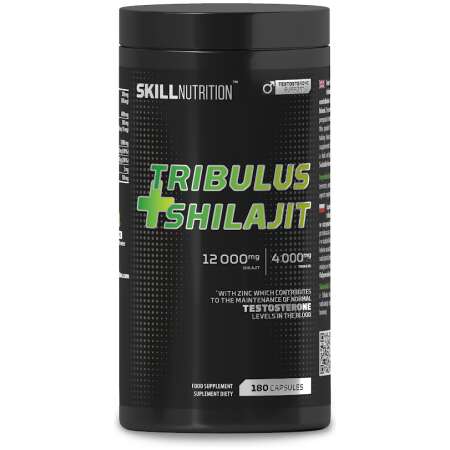 Skill Nutrition Tribulus + Shilajit - 180 vegan caps