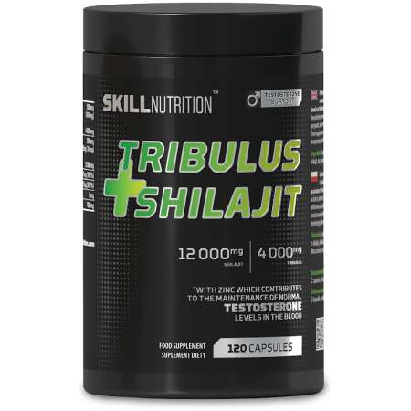 Skill Nutrition Tribulus + Shilajit - 120 vegan caps