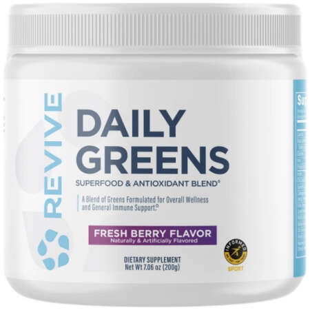 Revive Daily Greens Powder, Fresh Berry (EAN 850030689788) - 200g