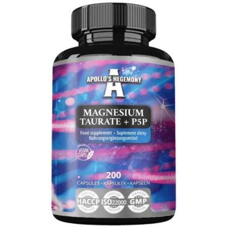 Apollo's Hegemony Magnesium Taurate + P5P - 200 caps