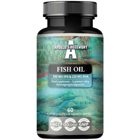 Apollo's Hegemony Fish Oil, 330mg EPA & 220mg DHA - 60 softgels