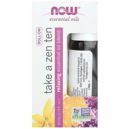 NOW Foods Essential Oil Roll-On, Take a Zen Ten - 10 ml.