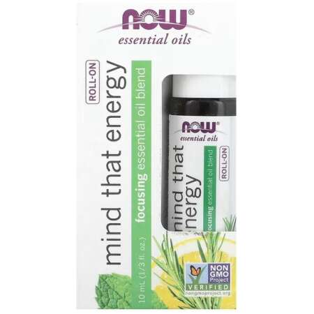 NOW Foods Essential Oil Roll-On, Mind That Energy - 10 ml.