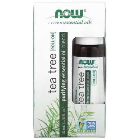 NOW Foods Essential Oil Roll-On, Tea Tree - 10 ml.