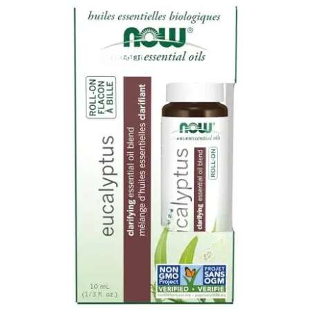 NOW Foods Essential Oil Roll-On, Eucalyptus - 10 ml.