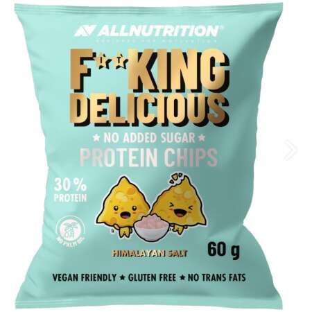Allnutrition Fitking Delicious Protein Chips, Himalayan Salt - 60g