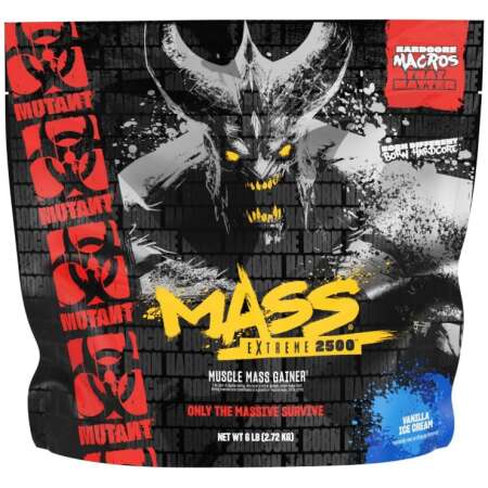 Mutant Mutant Mass Extreme 2500, Vanilla Ice Cream - 2720g