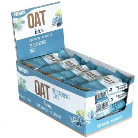Weider High Energy Oat Bar, Blueberries - 20 x 60g