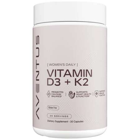 Aventus Supplements Vitamin D3 + K2 - 30 caps