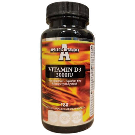 Apollo's Hegemony Vitamin D3 2000IU - 180 softgels