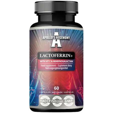 Apollo's Hegemony Lactoferrin+ with Vit C & Arabinogalactan - 60 caps