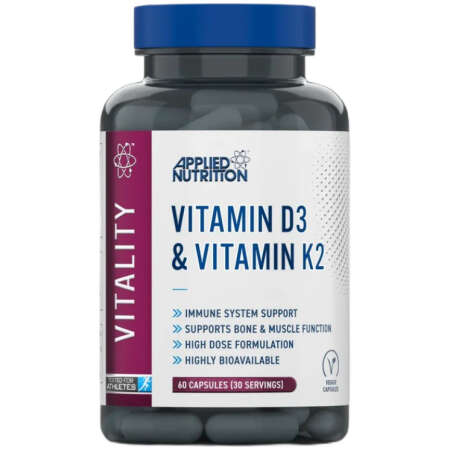 Applied Nutrition Vitamin D3 & Vitamin K2 - 60 vcaps