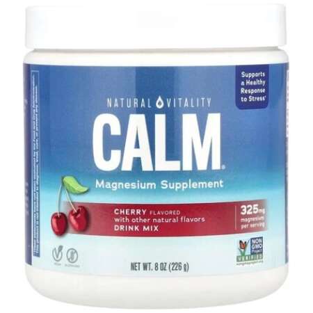 Natural Vitality Calm Magnesium Powder, Cherry - 226g