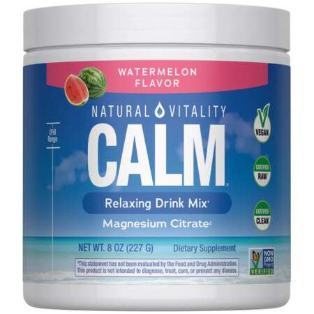 Natural Vitality Calm Magnesium Powder, Watermelon - 227g