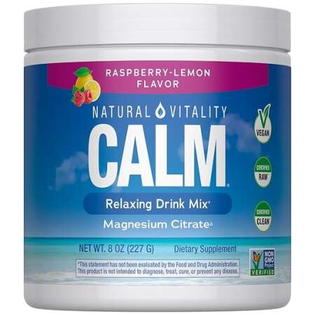 Natural Vitality Natural Calm, Raspberry Lemon - 227g