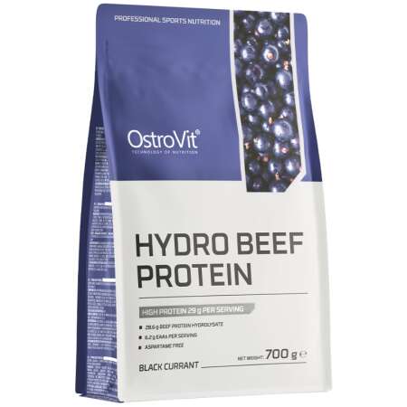 OstroVit Hydro Beef Protein, Black Currant - 700g