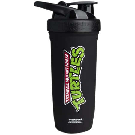 SmartShake Reforce Stainless Steel - TMNT, Classic Logo Black - 900 ml.