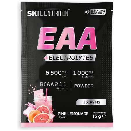 Skill Nutrition EAA + Electrolytes, Pink Lemonade - 15g (1 serving)