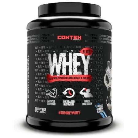 Conteh Sports Whey Elite, Cookies & Cream - 1980g