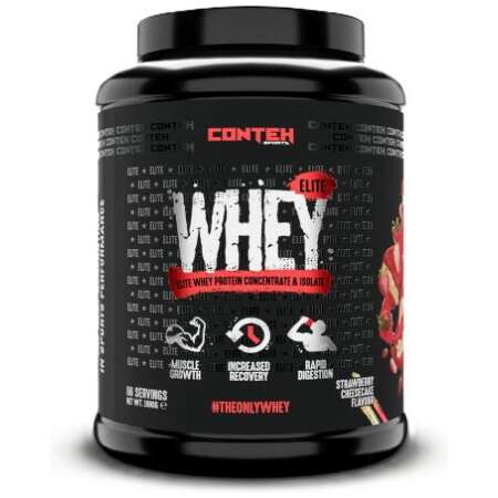 Conteh Sports Whey Elite, Strawberry Cheesecake - 1980g