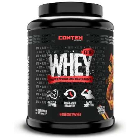 Conteh Sports Whey Elite, Chocolate Caramel - 1980g