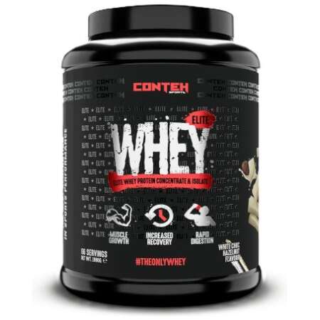 Conteh Sports Whey Elite, White Chocolate Hazelnut - 1980g