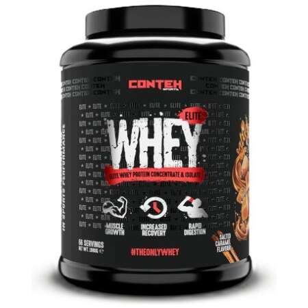 Conteh Sports Whey Elite, Salted Caramel - 1980g