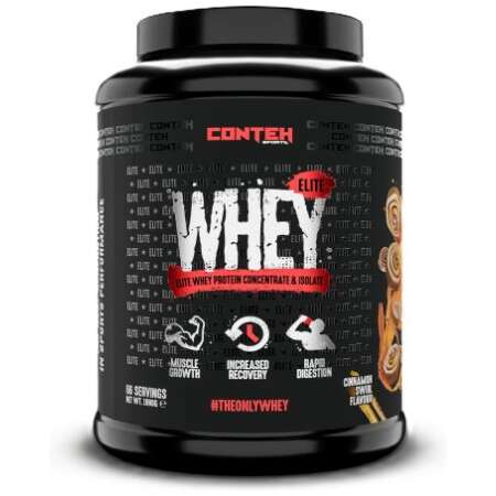 Conteh Sports Whey Elite, Cinnamon Swirl - 1980g