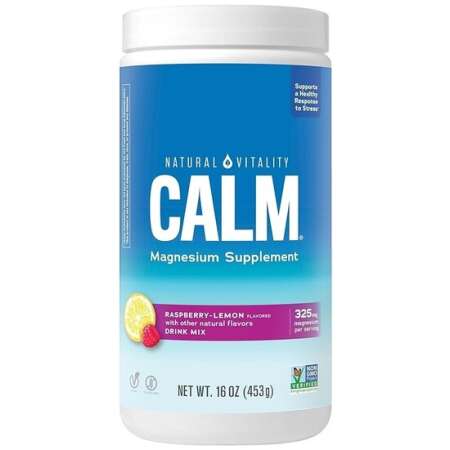 Natural Vitality Natural Calm, Raspberry Lemon - 453g