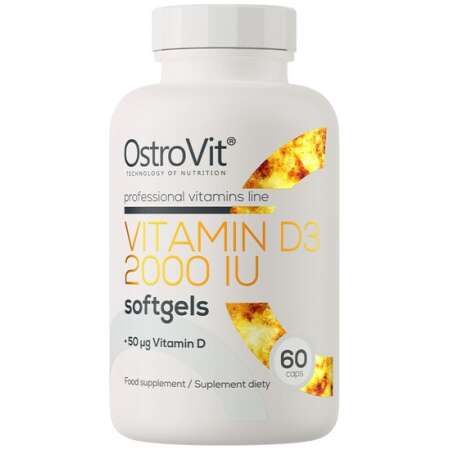 OstroVit Vitamin D3 2000 IU - 60 caps
