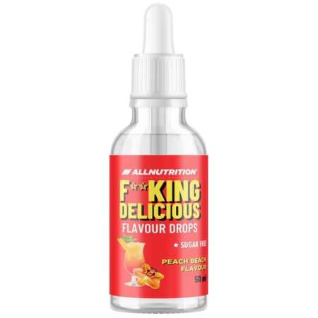 Allnutrition Fitking Delicious Flavour Drops, Peach Beach - 50 ml.