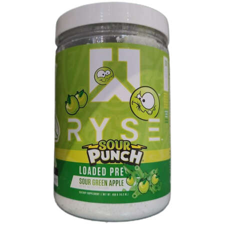 RYSE Loaded Pre, Sour Punch Sour Green Apple - 459g
