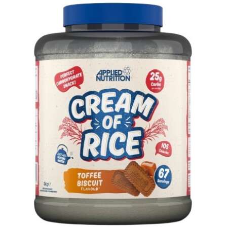 Applied Nutrition Cream of Rice, Toffee Biscuit - 2000g