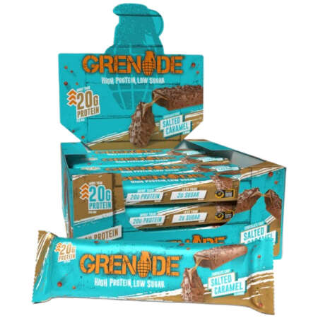 Grenade Protein Bars, Chocolate Chip Salted Caramel (EAN 5060221206761) - 12 x 60g