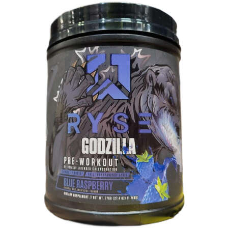RYSE Godzilla Pre-Workout, Blue Raspberry - 776g
