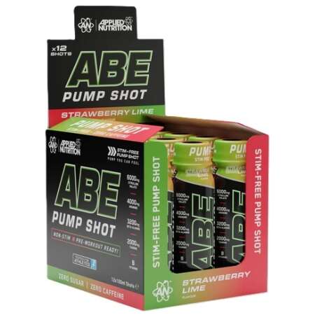 Applied Nutrition ABE Pump Shot, Strawberry Lime - 12 x 100 ml.