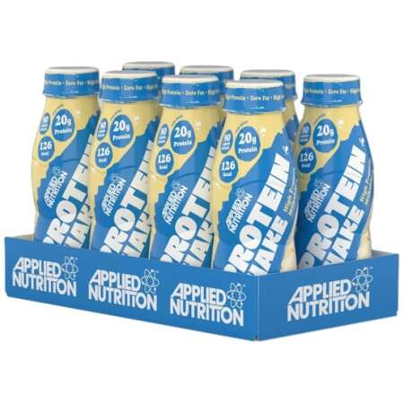 Applied Nutrition High Protein Shake, Vanilla Ice Cream - 8 x 330 ml.