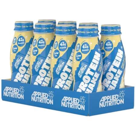 Applied Nutrition High Protein Shake, Vanilla Ice Cream - 8 x 500 ml.