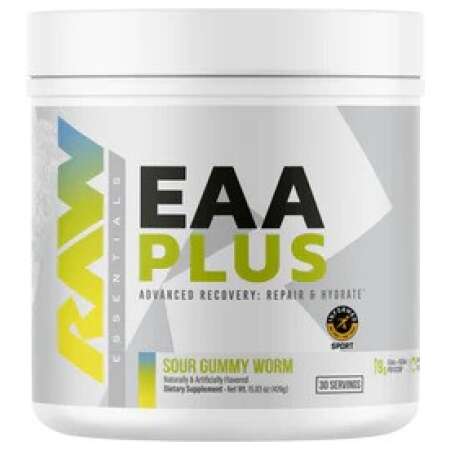 Raw Nutrition EAA Plus, Sour Gummy Worm - 426g