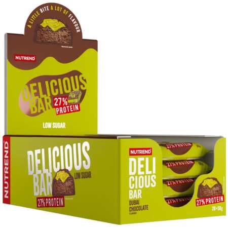Nutrend Delicious Protein Bar, Dubai Chocolate - 28 x 50g