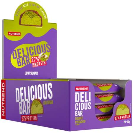 Nutrend Delicious Protein Bar, Double Pistachio - 28 x 50g