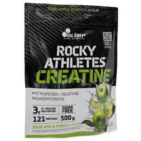 Olimp Nutrition Rocky Athletes Creatine, Sour Apple Punch - 500g