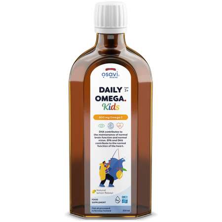 Osavi Daily Omega Kids, 800mg Omega 3 (Natural Lemon) - 250 ml.